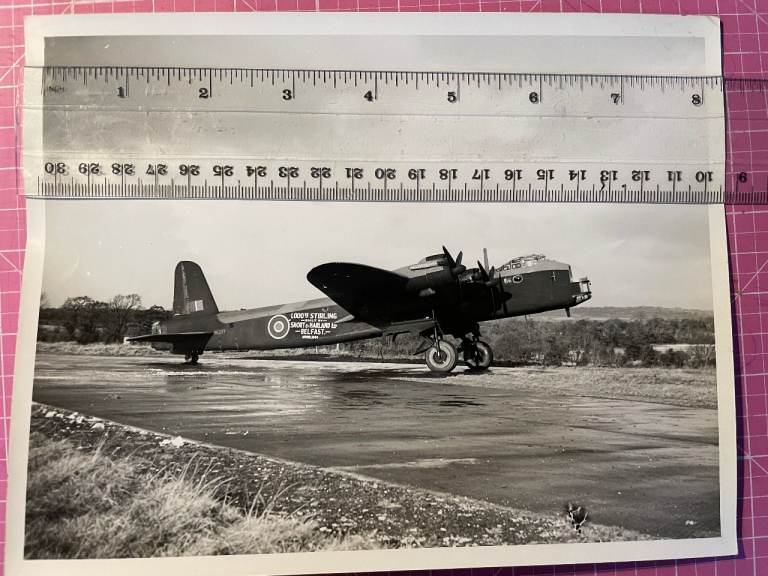 STIRLING - Original photograph of the 1000th built Stirling bomber