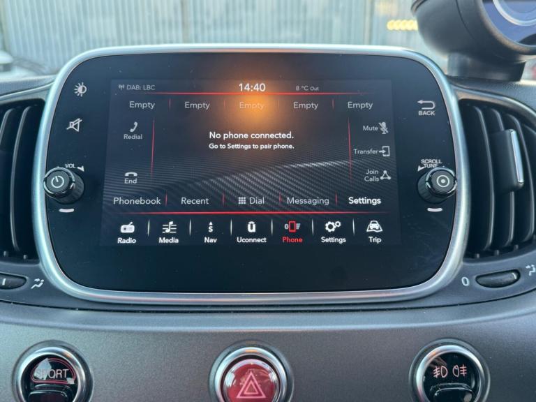 2018 Abarth 595 1.4 T-Jet Turismo Euro 6 3dr HATCHBACK Petrol Manual