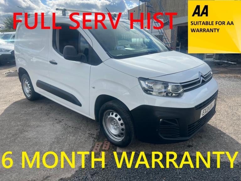 2021 Citroen Berlingo 1.5 BlueHDi 1000Kg Enterprise 100ps PANEL VAN Diesel Manual