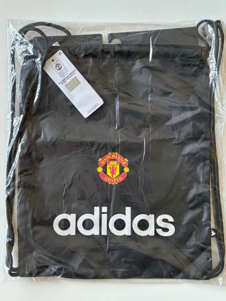Adidas Manchester United Drawstring Gymsack – NEW
