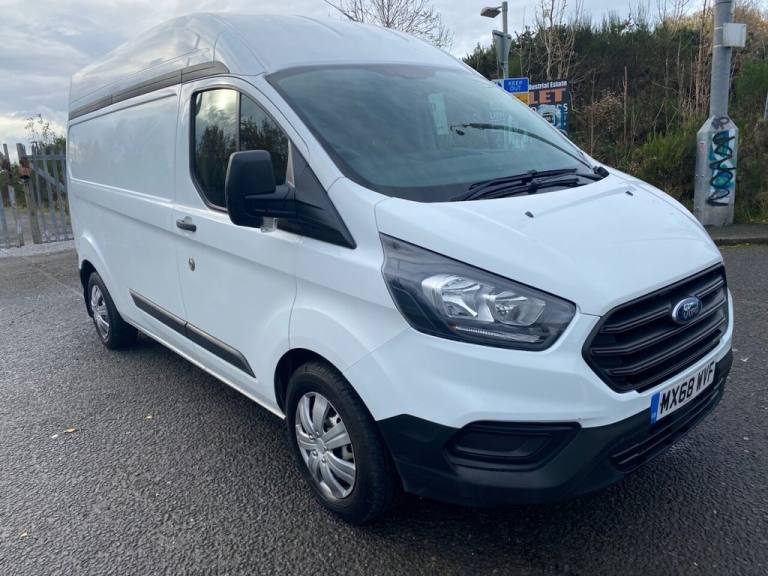 2019 68 FORD TRANSIT CUSTOM 2.0 340 ECOBLUE  LWB+HIGH ROOF NO VAT VAN L2 H2 EURO