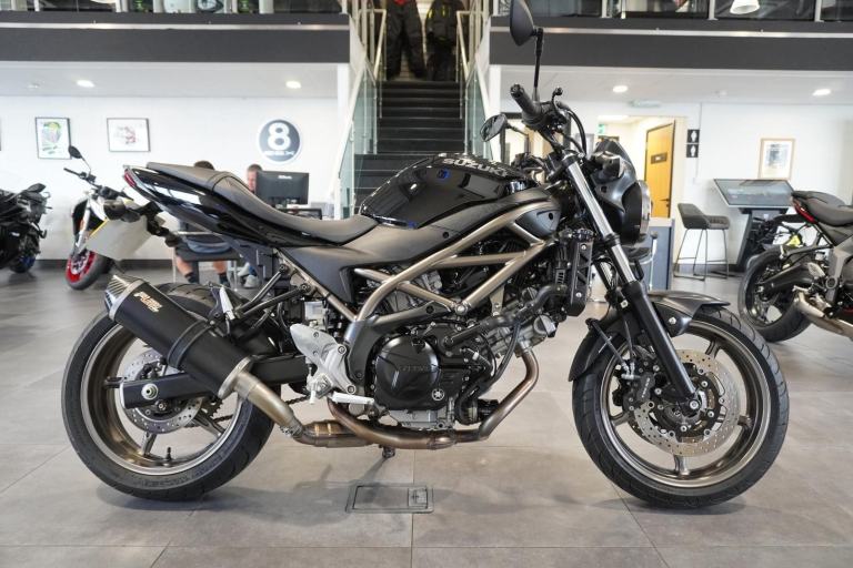 Suzuki SV650, 2023, Black with just 4490miles Only £5249. 