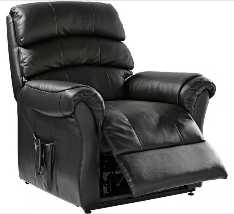 Genuine Leather recliner chair automatic/remote control (argos Warwick)