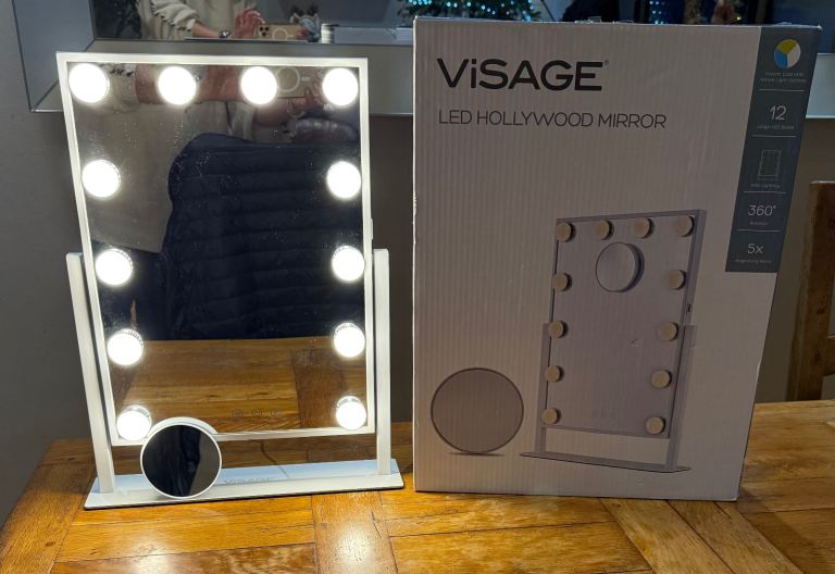New in box LED Vertical Hollywood Mirror 