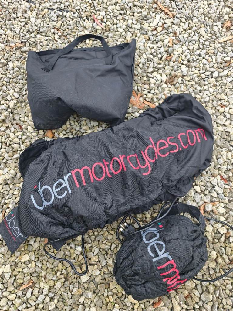 Uber Motorcycles tyre warmers. front and rear in carry case