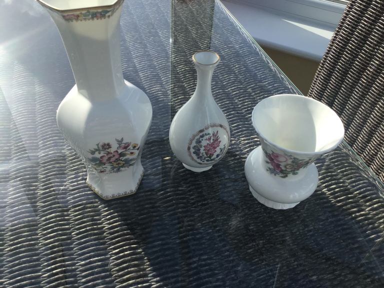 Vintage Coalport vases