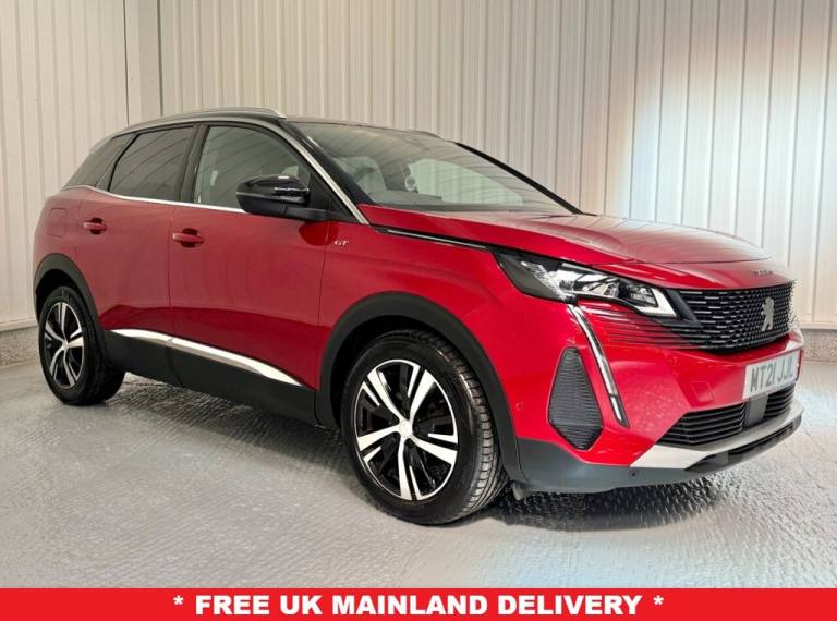 2021 Peugeot 3008 1.2 PureTech GT SUV 5dr Petrol Manual 130 bhp HATCHBACK Petrol Manual