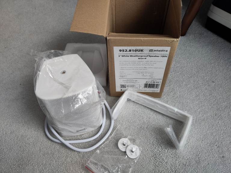 Single Adastra BP3V passive outdoor speaker new in box
