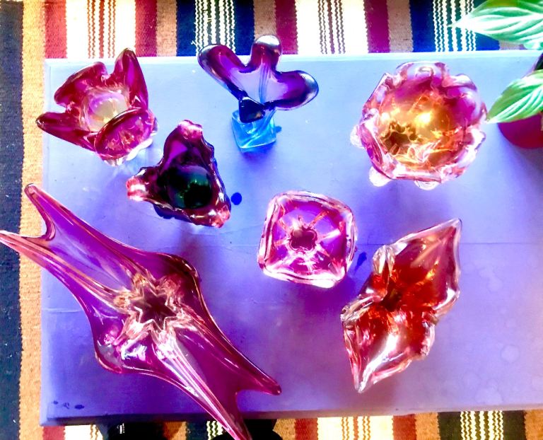 Vintage glass collection 