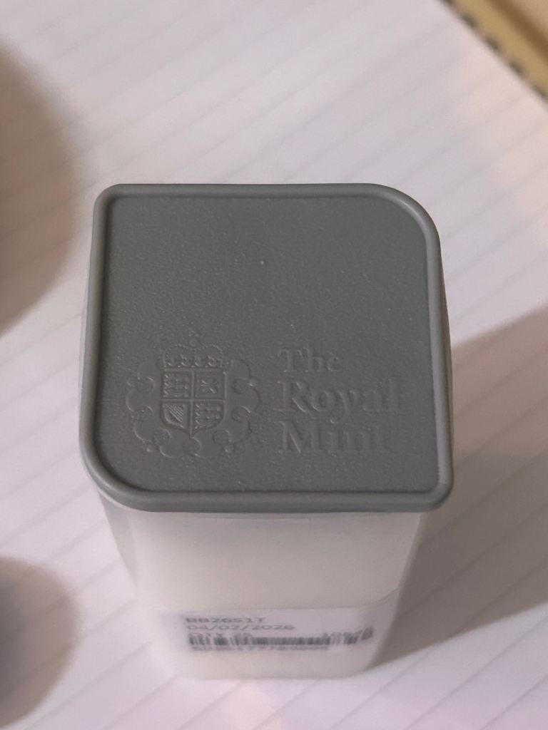 25 x 1 oz 2026 Full Tube Silver Britannias 