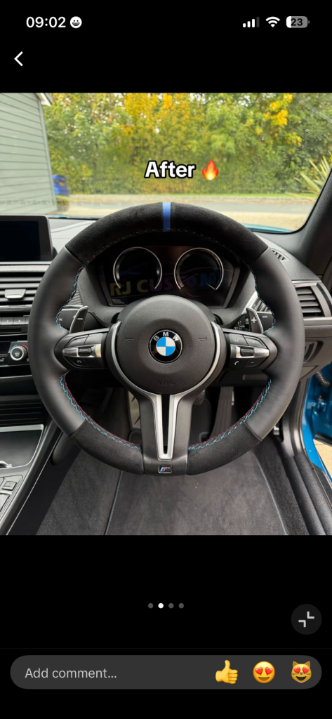 🔥 BMW F Series M-Sport Custom Steering Wheel – Used, Excellent Condition 🔥