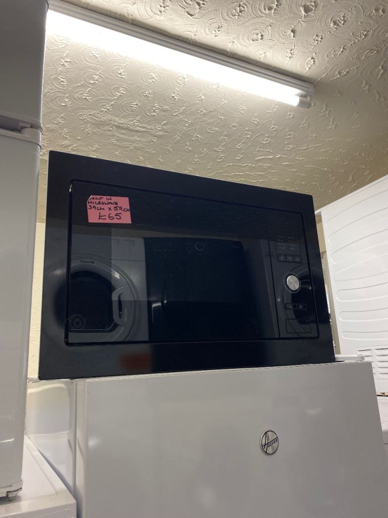 🚚✅BLACK ELECTRIQ 39x59CM BUILT IN MICROWAVE OVEN WE DO DELIVER