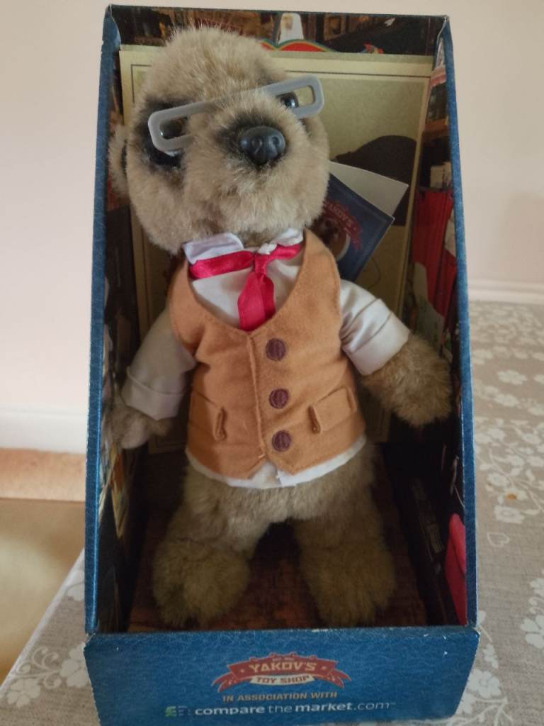 Yakov collectable meerkat boxed with tag 