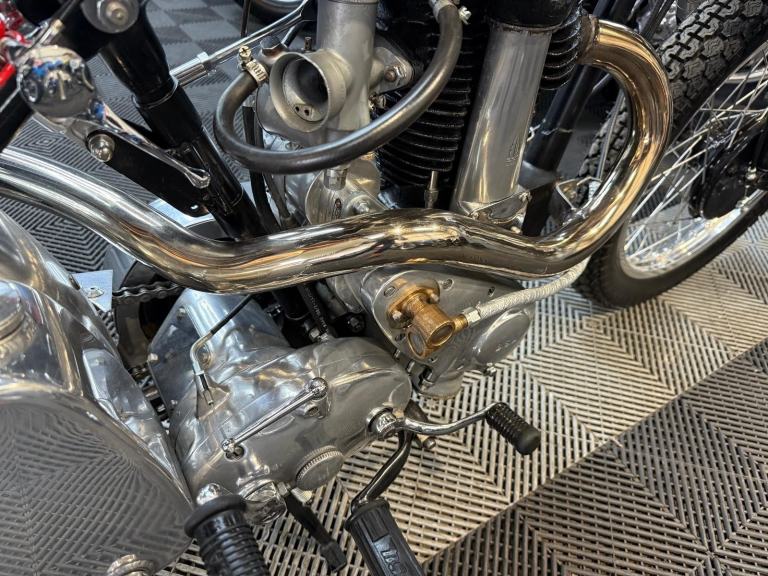 1948 BSA 499cc B33 'Big Red bobber ’ high quality build, outstanding 