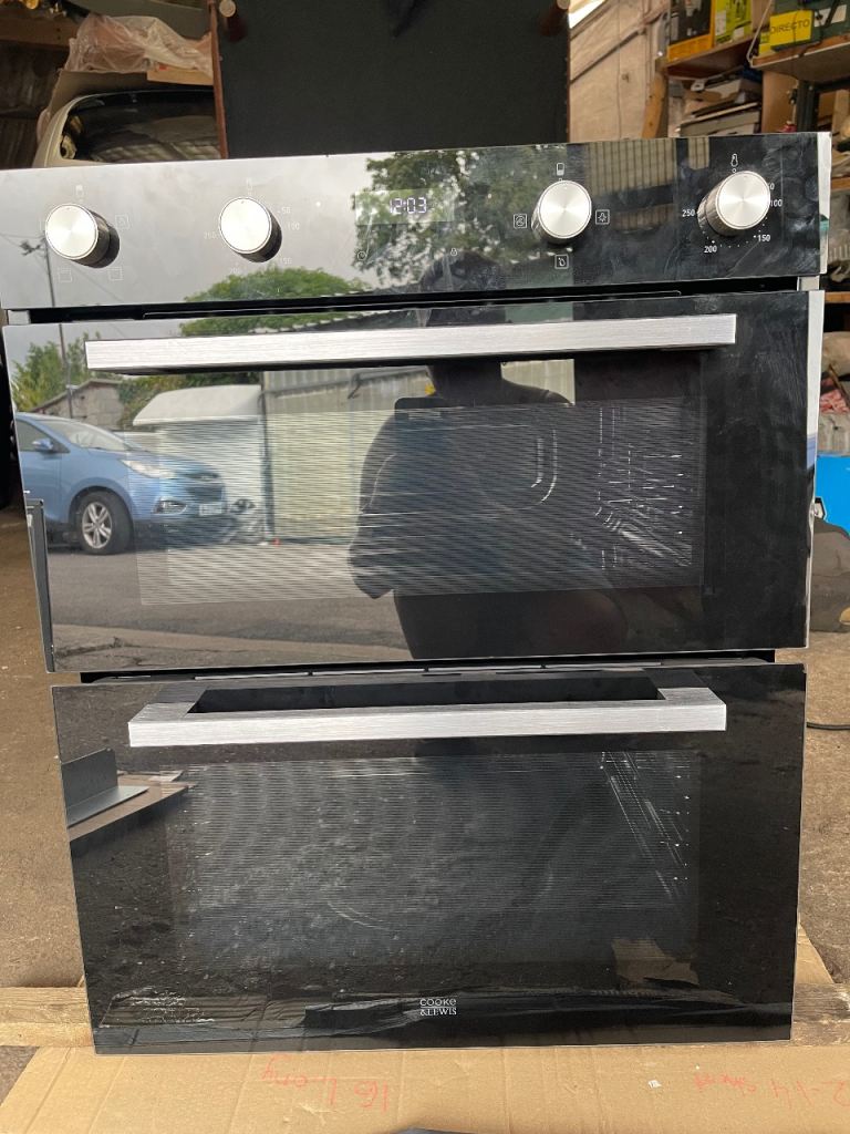 New  Cooke & Lewis double build in oven with fan 