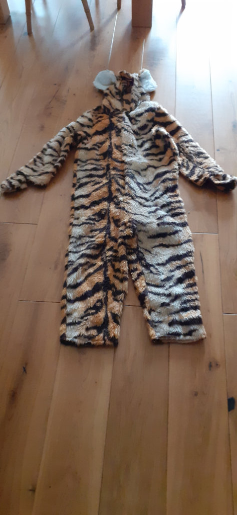 Fancy dress tiger suit