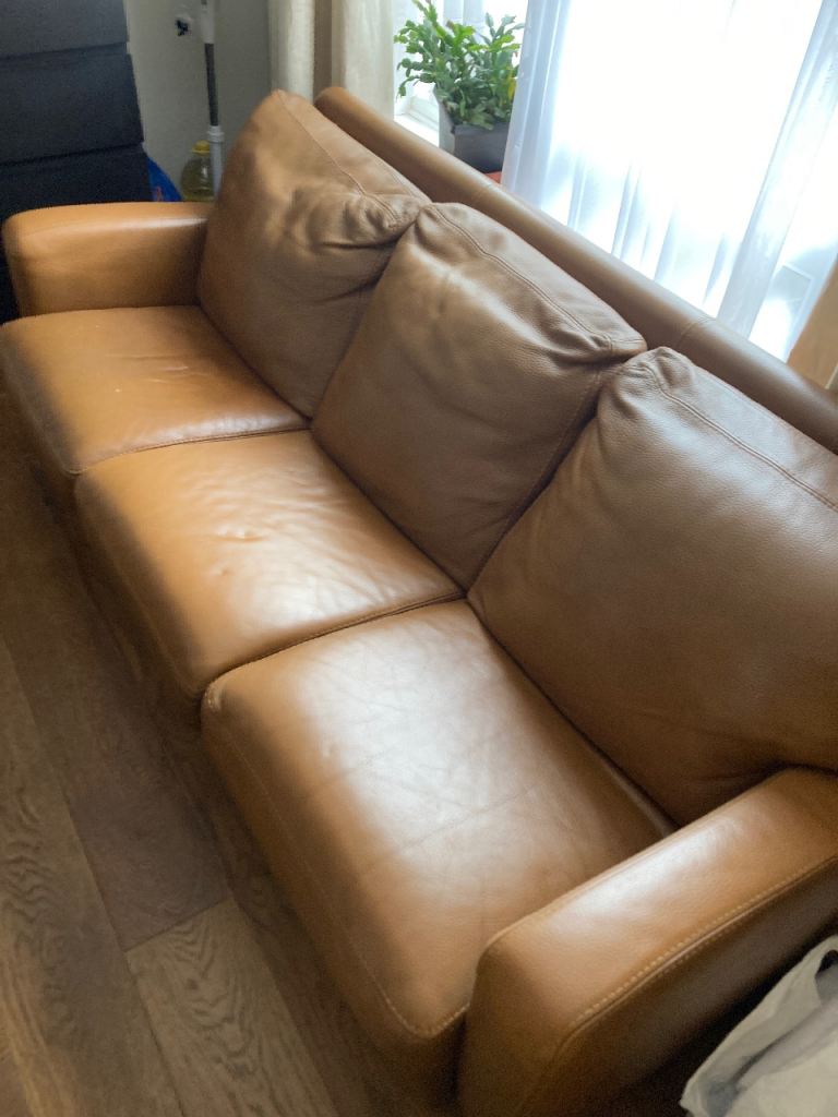 Leather sofa