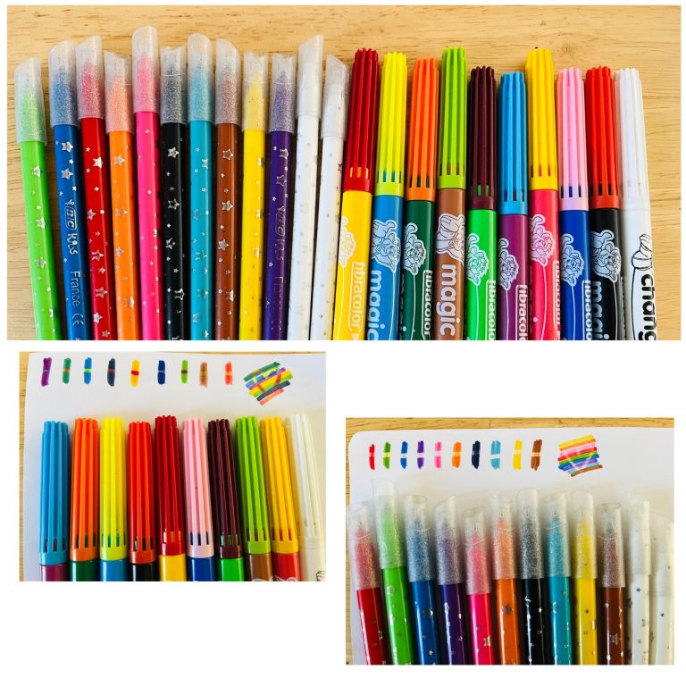 Magic colouring felt pens bundle