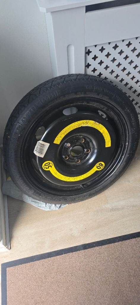Brand new 18" continental space saver tyre wheel with bag for vw audi skoda seat models