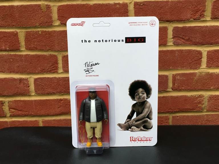 NEW SEALED Notorious B.I.G Biggie Smalls Action Figure Sealed Hip-Hop Rap ReAction Super7