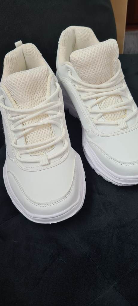 White trainers 