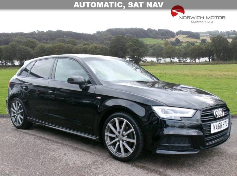 2019 68 AUDI A3 1.0 TFSI 30 BLACK EDITION SPORTBACK 5DR PETROL S TRONIC EURO 6 (