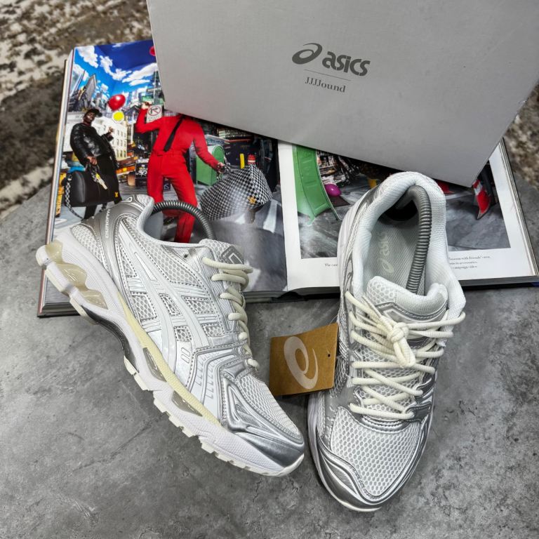 Asics JJJJound GEL-KAYANO 14 Silver Trainers – Brand New