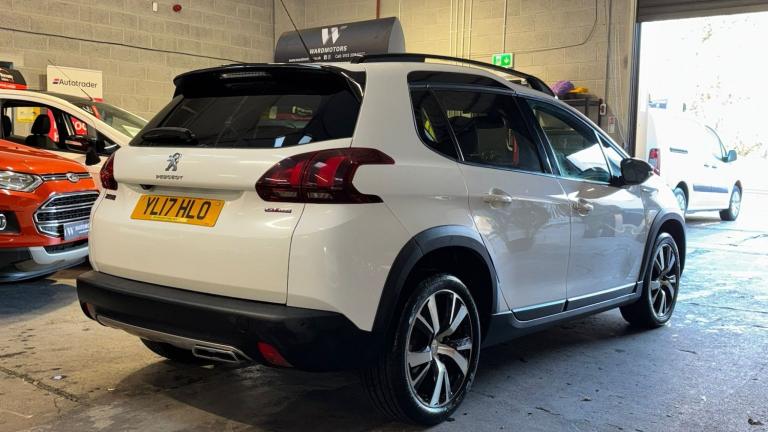 PEUGEOT 2008 1.2 PureTech GT Line White 5dr PANROOF+SATNAV+CRUISE+DAB 2017