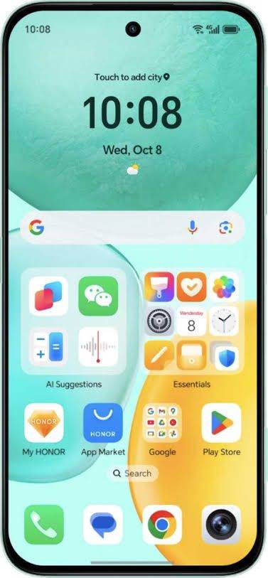 Honor Smartphone - Brand New, Black Mobile Phone