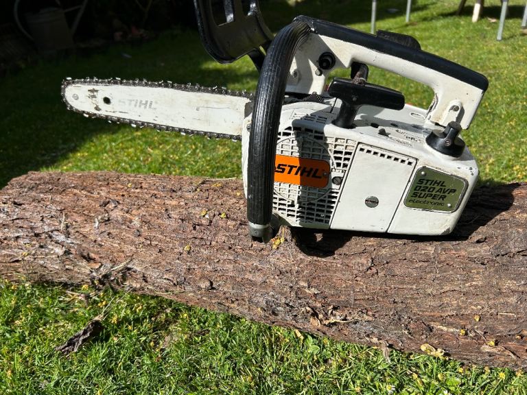 Stihl 020av top handle chainsaw 