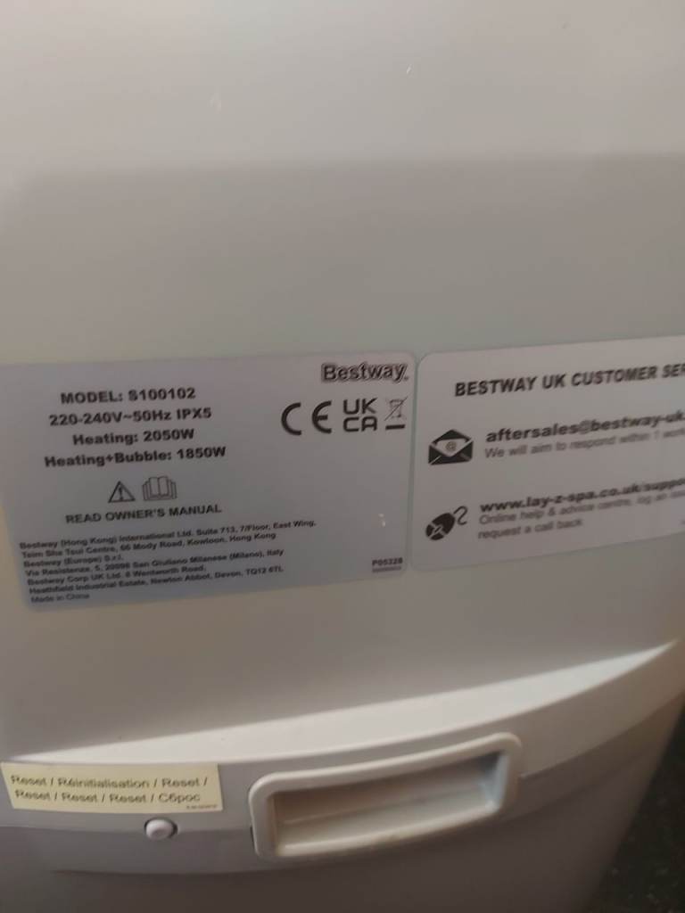 Hot tub lazy spa heater/pump