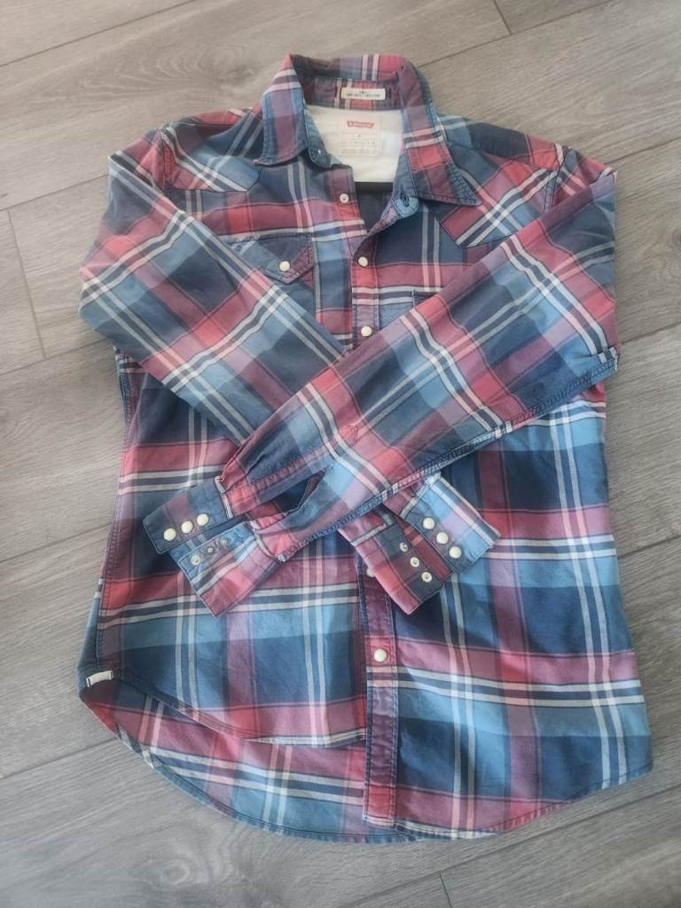 Levis Western Shirt Medium Slim