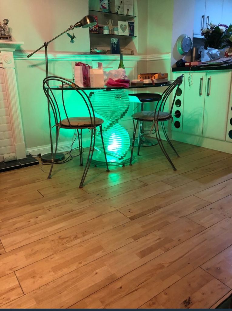 Italian glass table 