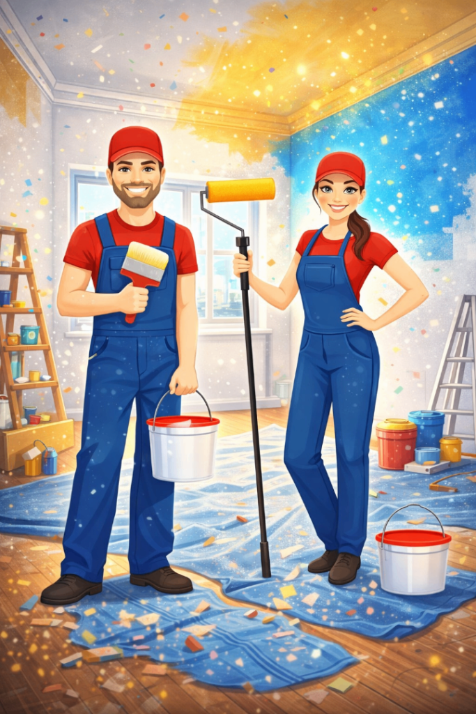 Transform Your Space with Our Expert Decorating and Painting Services in London!