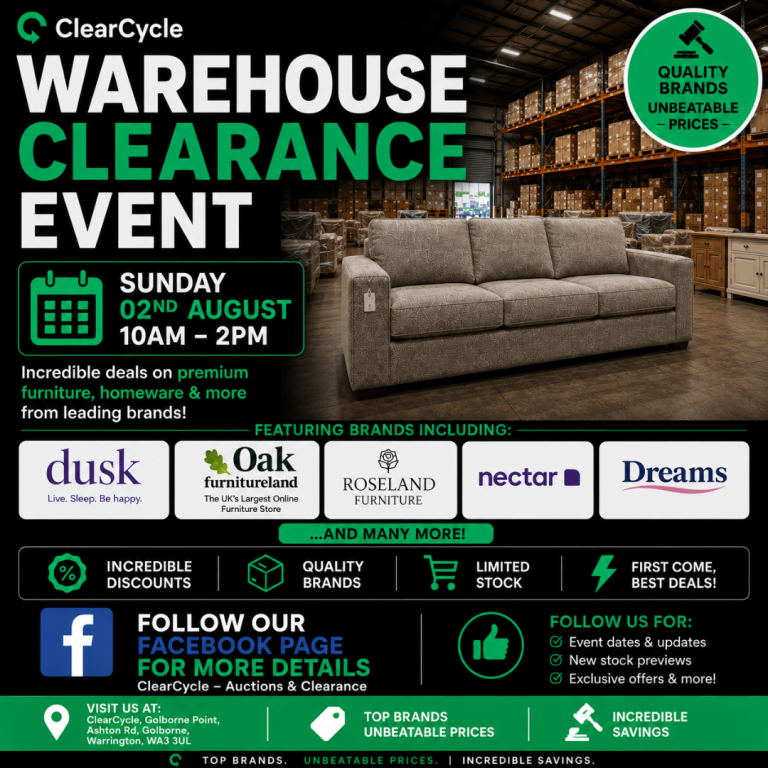 Warehouse Clearance Sale