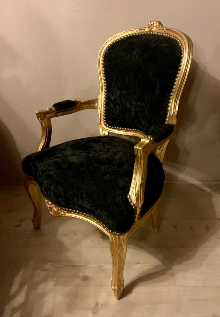 Antique style French Italian occasional chair 