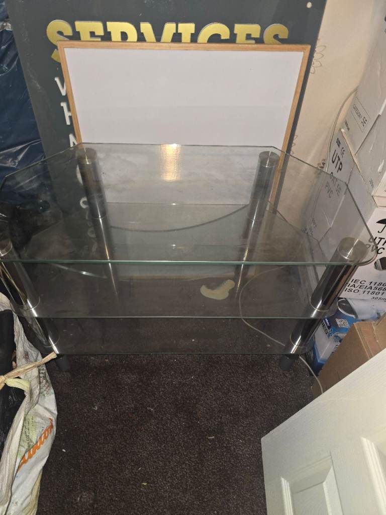 Glass Tv stand