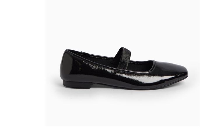 Black Patent Ballerina Pumps Uk 7