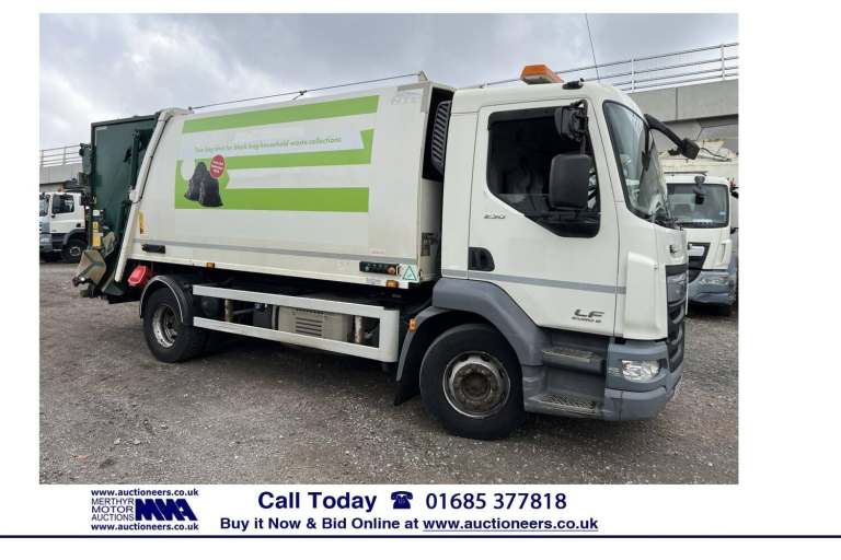 2017 DAF LF 230 AUTO 4X2 16TON NTM BODY REFUSE C/W BIN LIFT (EURO 6). ----------------- NA Diesel...