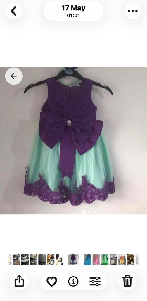 Job Lot 3x Brand New Girls Party Princess Dresses Flower Girl Reseller Pack