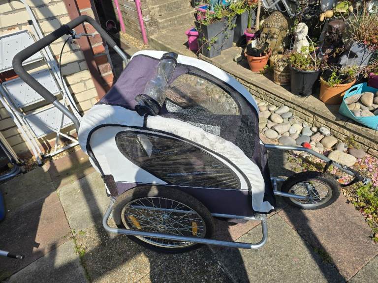 2 seater bike trailer 