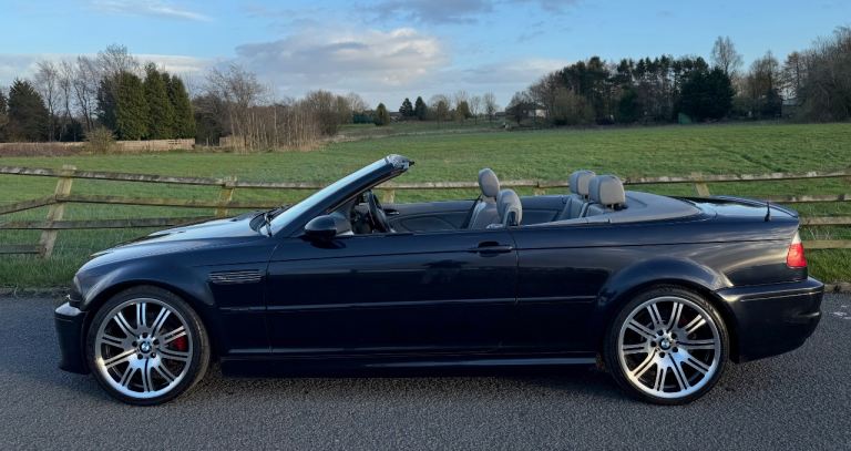 2003 BMW M3 3.2 Convertible SMG Trip Black.