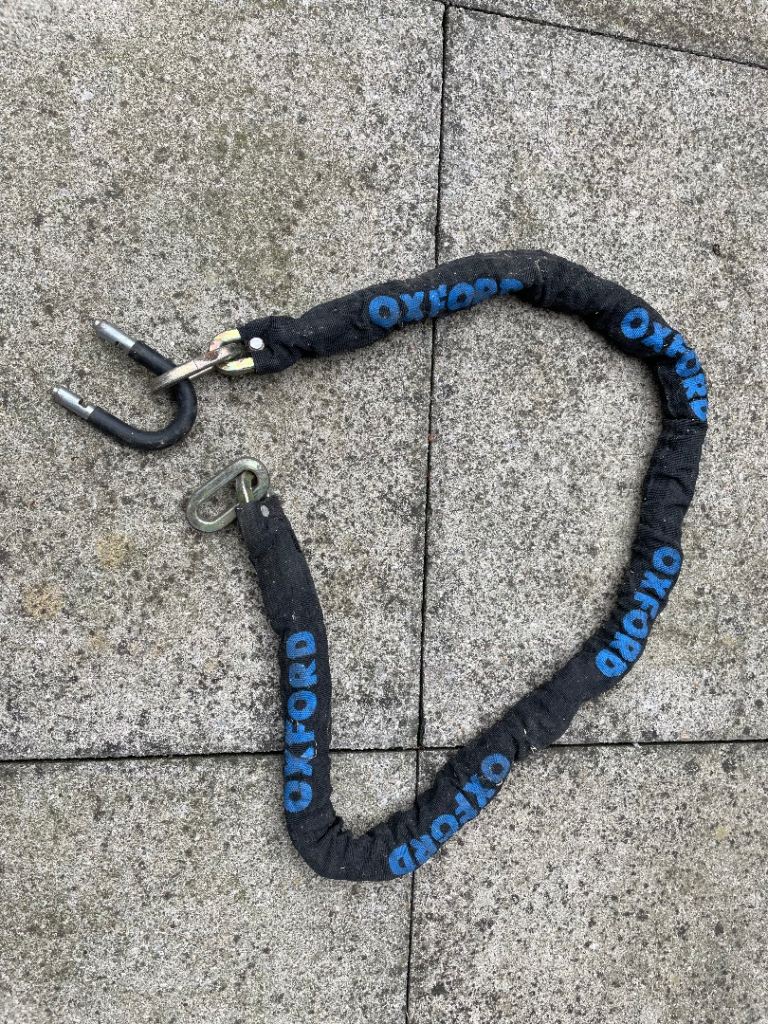 Motorcycle lock chain 