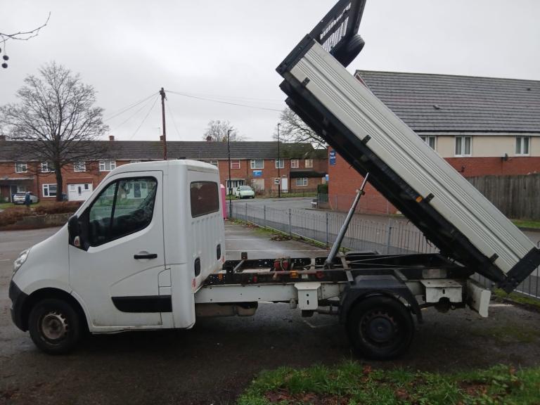 RENAULT MASTER TIPPER 2.3 ML35DCI MWB 11FT BED MOT 01/2027 ALUMINIUM BED NO VAT 