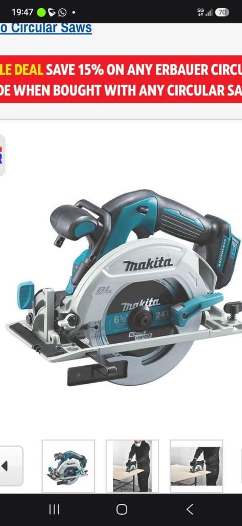 Makita circular saw