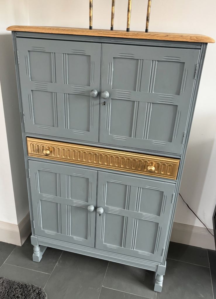 image for Vintage Ercol cocktail / drinks cabinet 