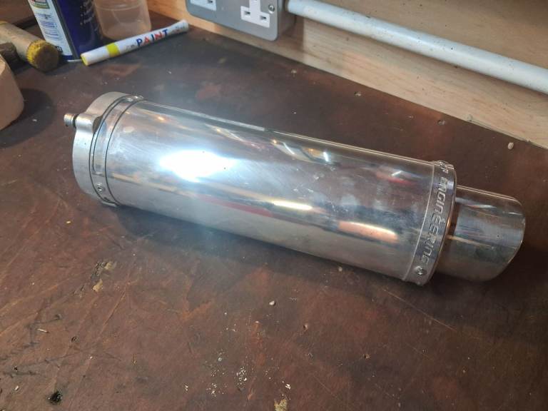 SP engineering bike muffler (fully metal)