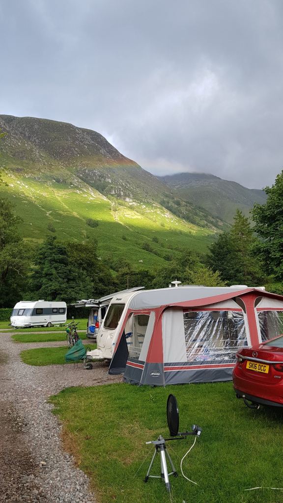 Caravan Awning (NR Pullman size 883cm) with tall sleeping annexxe