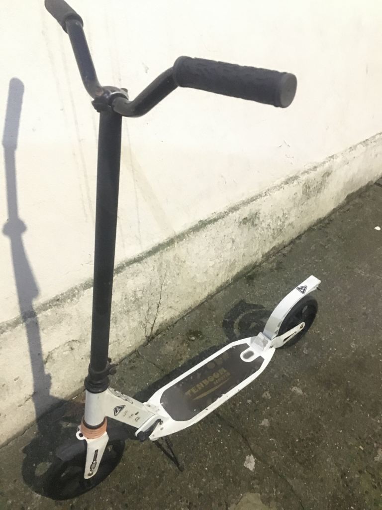 Adult dual suspension foldable scooter 