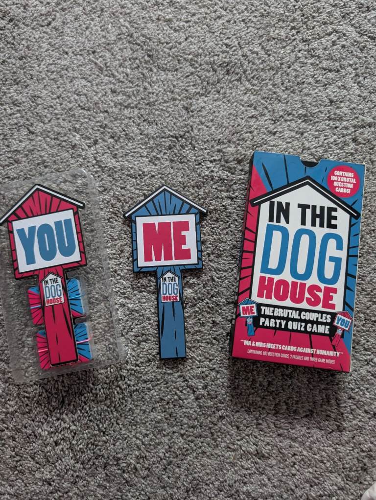In The Dog House Party Quiz Game Couples 